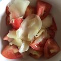 お願いひつじ's cooksnap of when they made 意外な美味しさ☆簡単ガリトマト.