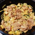 ★えま★まめ★'s cooksnap of when they made 小松菜と厚揚・豚肉の炒めもの.