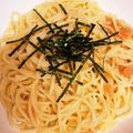 なーなちゃん's cooksnap of when they made レシピ本掲載　簡単時短　たらこスパゲティ.