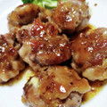 マイミーママ's cooksnap of when they made 豚こまボールの粒マスタードマヨ照り焼き.
