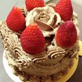 decolla's cooksnap of when they made デコレーション用チョコレートクリーム.