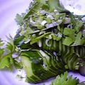 北風peepoo's cooksnap of when they made パクチー好きにはたまらない！香菜キュウリ.