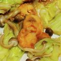 ヨシヨッシー's cooksnap of when they made キャベツと鮭の味噌バター炒め.