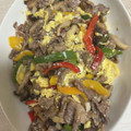 たか志's cooksnap of when they made ふわふわ卵と牛肉の塩麹炒め.