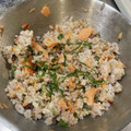 U_Uumi☆'s cooksnap of when they made お味噌で和えた鮭と大葉のおにぎり.