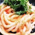 YOU0204's cooksnap of when they made 【楽めし】紫蘇明太うどん.