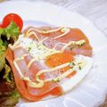 Satoco❋'s cooksnap of when they made ハムエッグにマヨネーズon.