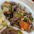 そよかぜMLQ's cooksnap of when they made 春菊と豚肉のさっと炒め.