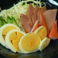 hamjiro's cooksnap of when they made 食堂のハムサラダ.