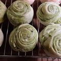 パンダパン405's cooksnap of when they made 抹茶マーブルパン（ＨＢ使用）.