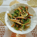 Rikk＠'s cooksnap of when they made ピーマンとしめじのきんぴら.