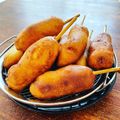 monmon1219's cooksnap of when they made ☆ＨＭミニアメリカンドッグ☆.