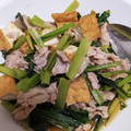 にゃんぶーー's cooksnap of when they made 豚小間と小松菜と厚揚げの炒め物.