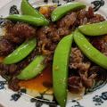 MizuhoBank's cooksnap of when they made 基本の中華★牛肉とスナップエンドウ炒め.