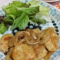 赤い電話's cooksnap of when they made やわらか！定食屋さんの鶏胸生姜焼き.
