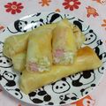 赤い電話's cooksnap of when they made 簡単！キャベツとハムとチーズの春巻き.