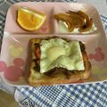 クック49L4Ho☆'s cooksnap of when they made 簡単☆焼きカレー卵トースト.