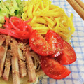 在宅勤務のおじさん's cooksnap of when they made 冷やし中華・ちらし寿司に！【錦糸卵】.