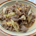 みょんとも's cooksnap of when they made 豚ロース薄切り肉のすき煮、卵とじ.