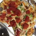 クックDERGN7☆'s cooksnap of when they made 残りうどんでモチっとサラダピザ♡.