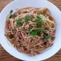 ポニーリボン's cooksnap of when they made 給食に出せそう！汁なし坦々パスタ☆.