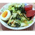 ゆけり３兄弟's cooksnap of when they made レタスと竹輪の韓国風サラダ☆★.