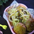 haruku221's cooksnap of when they made しらすと塩昆布のペペロン風焼うどん.