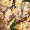 mionami's cooksnap of when they made トロトロ感が美味＊長葱と豆腐の卵炒め.