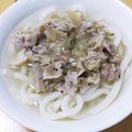 sayu1118's cooksnap of when they made 柚子胡椒香る☆ねぎ塩豚うどん.