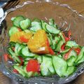 コネコリン's cooksnap of when they made キュウリとオレンジの時短酢の物.