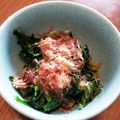 麻's cooksnap of when they made ☆ニラのおひたし☆.