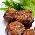 ぴあの姫's cooksnap of when they made 簡単！大葉と生姜が香る◎椎茸の肉詰め.