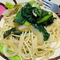 ▼△▼△▼△▼△▼△'s cooksnap of when they made こくうま！小松菜とツナの和風パスタ.