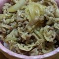 ゆけり３兄弟's cooksnap of when they made しらたき牛丼.