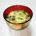 ＠迷子＠'s cooksnap of when they made ♥小ねぎとしめじのかき玉味噌汁♥.