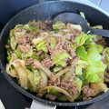 jyurinrin's cooksnap of when they made そぼろで回鍋肉風野菜炒め.
