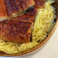 yu🐓's cooksnap of when they made フワフワ出汁巻き味の錦糸卵の鰻丼.