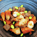 ちまぺぺ's cooksnap of when they made ■作り置き■こんにゃくとちくわの炒めもの.