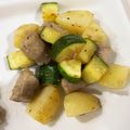 sato3★'s cooksnap of when they made じゃがいもとズッキーニのチーズ炒め.