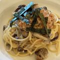 あいらんど0402's cooksnap of when they made 舞茸入り✿納豆とクリームチーズのパスタ✿.