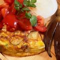 ふぁんころ's cooksnap of when they made ごろごろトマトのチーズオムライス.