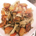 はなもいわ's cooksnap of when they made さつま揚げと舞茸の炒め煮.