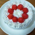 ゆうゅ＊'s cooksnap of when they made スポンジケーキ(共立て)　15cm 丸型.