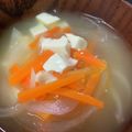 ゆりはるみ♡'s cooksnap of when they made 豆腐入り☆コンソメスープ.
