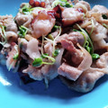 こみく's cooksnap of when they made 豚肉とタコのガーリック炒め.