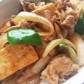 チョコパリ's cooksnap of when they made 給料日前！豚豆腐๑オイケチャいた～め♪.