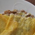 ベビーチョコ's cooksnap of when they made 1人分の納豆チーズオムレツ.