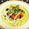 龍青空ママ's cooksnap of when they made たらこキムチマヨネーズパスタ.