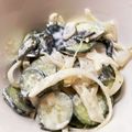 Marmo's cooksnap of when they made 新玉葱とワカメときゅうりのゴマ味サラダ！.
