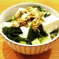 かなりんココりん's cooksnap of when they made 春キャベツと新わかめの ごまだれ あえ.